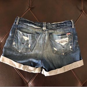 Hudson Distressed Jean shorts